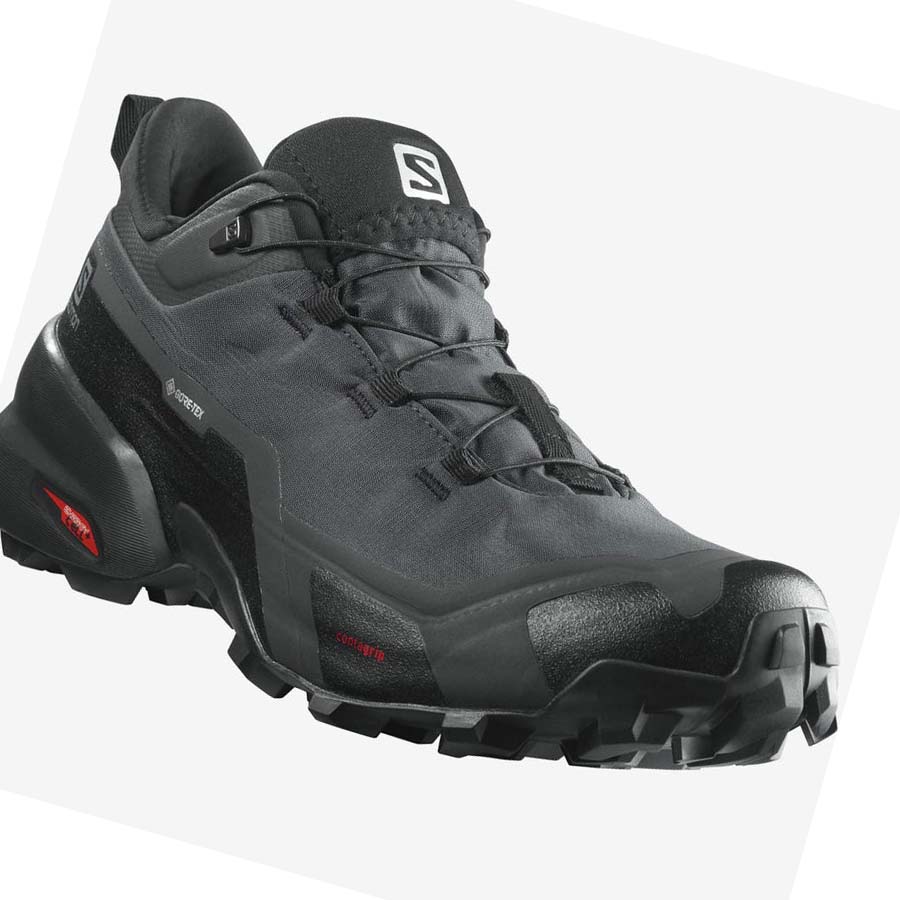 Salomon CROSS HIKE GORE-TEX Erkek Yürüyüş Ayakkabısı Siyah | TR 3609LIS